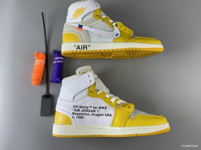 1 Jordan AQ0818-149 Powder Yellow-Cone x White Off-White NRG Dark Air 0920